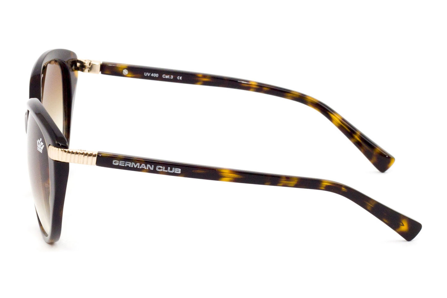 MAILAND - Sonnenbrille GERMAN CLUB ® - gold / graubraun