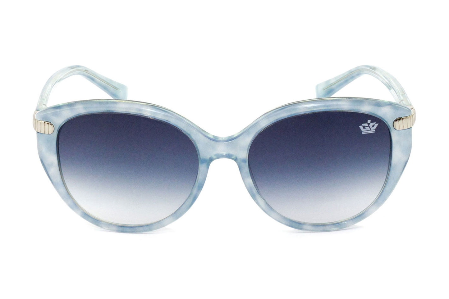 MAILAND - Sonnenbrille GERMAN CLUB ® - silber + blau / graublau