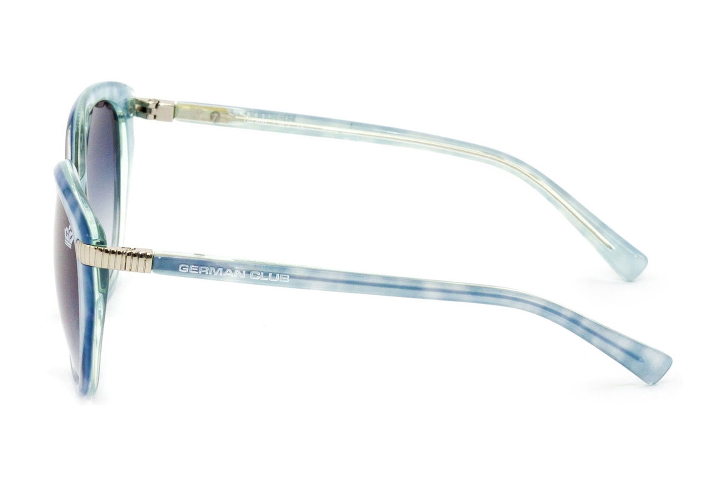 MAILAND - Sonnenbrille GERMAN CLUB ® - silber + blau / graublau