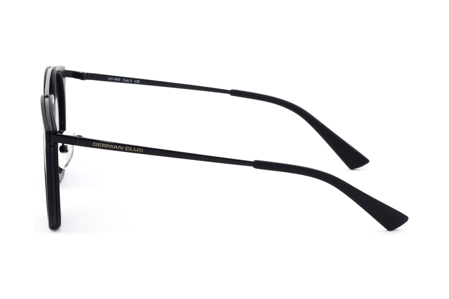 PERTH - Sonnenbrille GERMAN CLUB ® - schwarz / schwarz