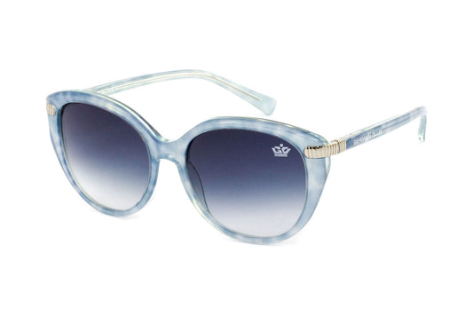 MAILAND - Sonnenbrille GERMAN CLUB ® - silber + blau / graublau